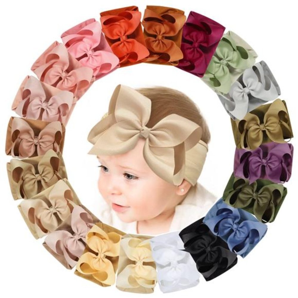 20pcs Baby Girl Bows Baby Headbands